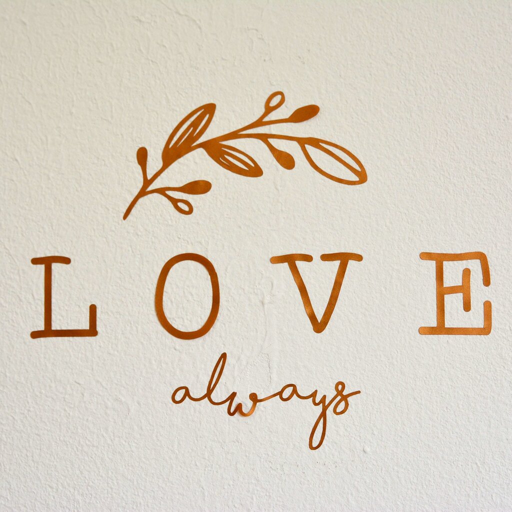 Muursticker Love always
