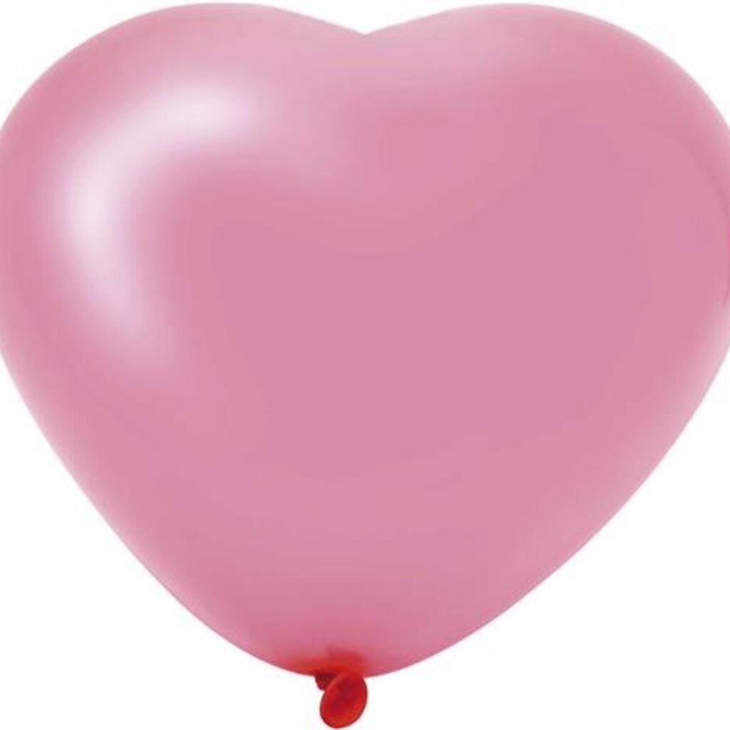 Harten ballonnen roze