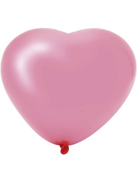 Harten ballonnen roze