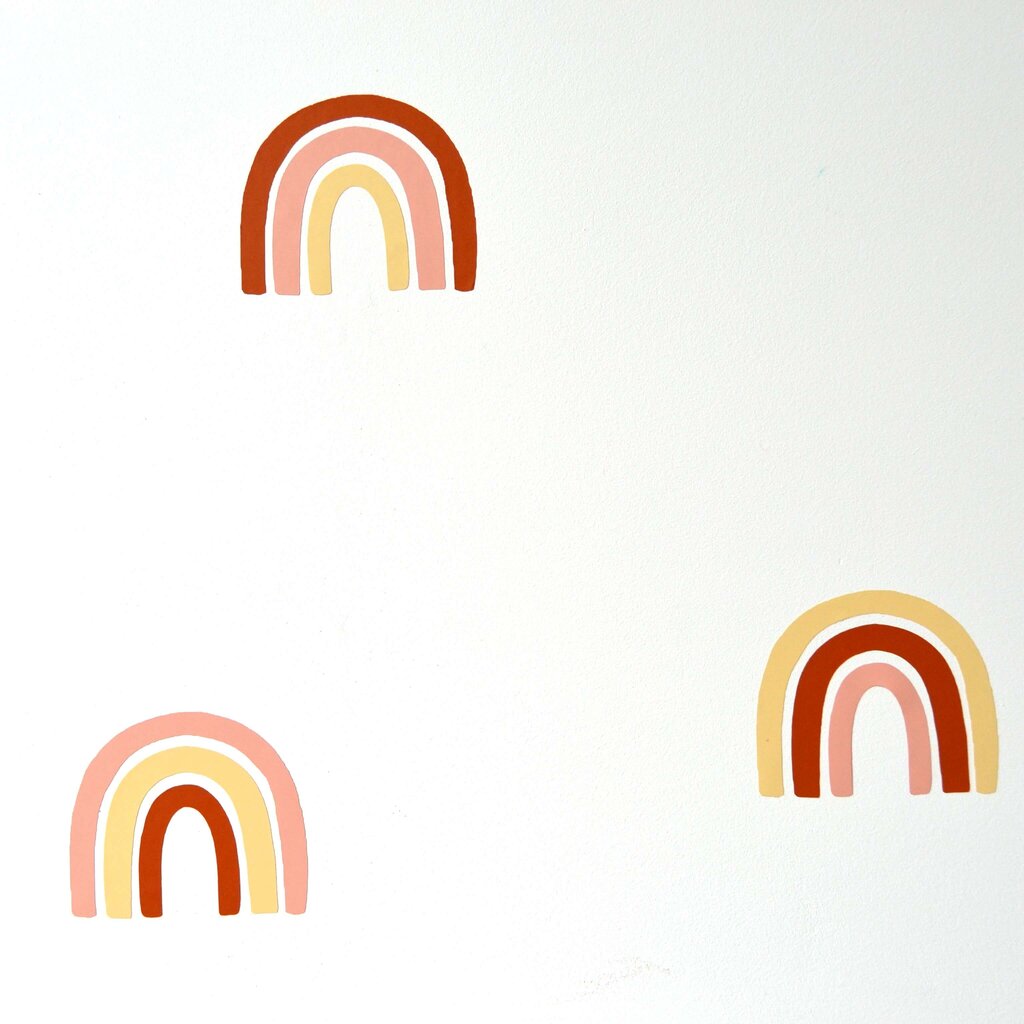 Muursticker regenboogjes (meerdere kleuren mogelijk)