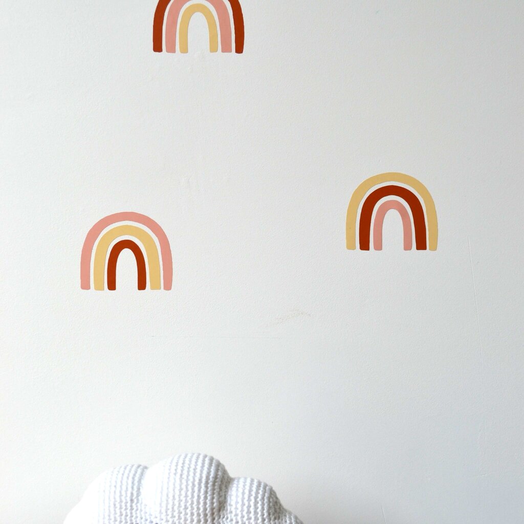 Muursticker regenboogjes (meerdere kleuren mogelijk)