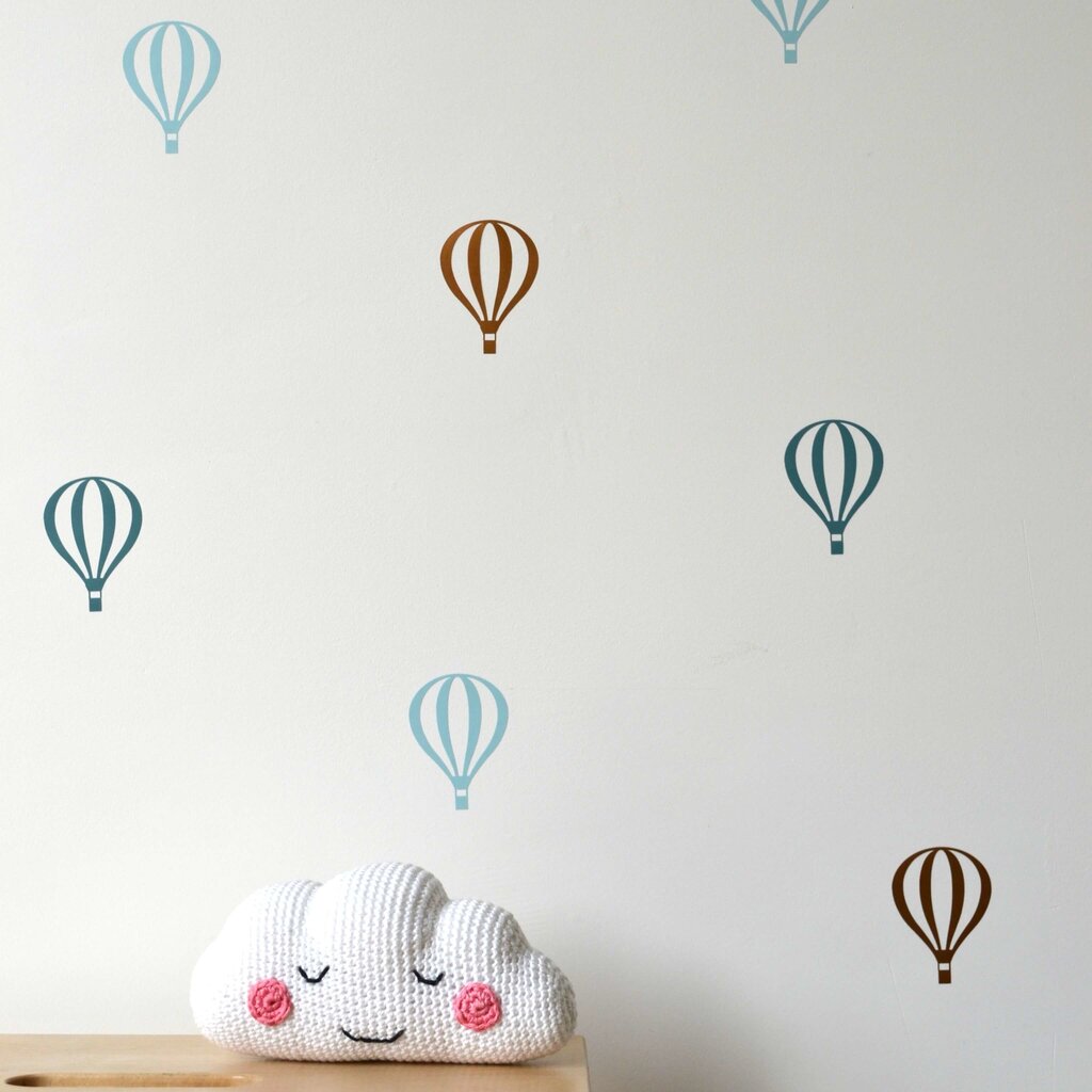 Muursticker luchtballonnen (meerdere kleuren mogelijk)