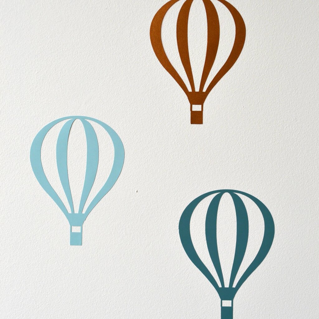 Muursticker luchtballonnen (meerdere kleuren mogelijk)