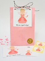 Traktatie kaartjes Fee afscheid 10 x
