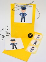 Traktatie kaartjes Politie 10x