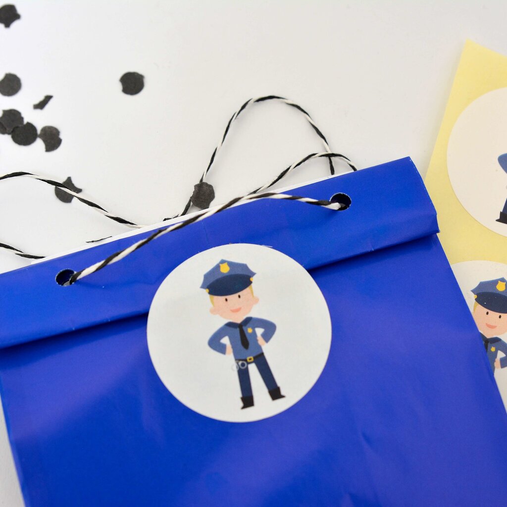 Traktatie kaartjes Politie 10x