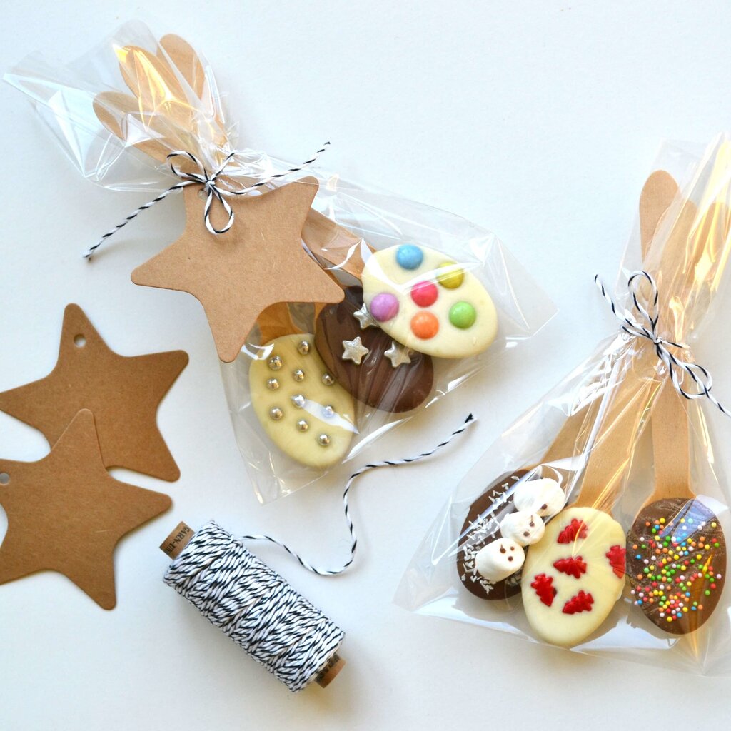 Houten lepels 10x