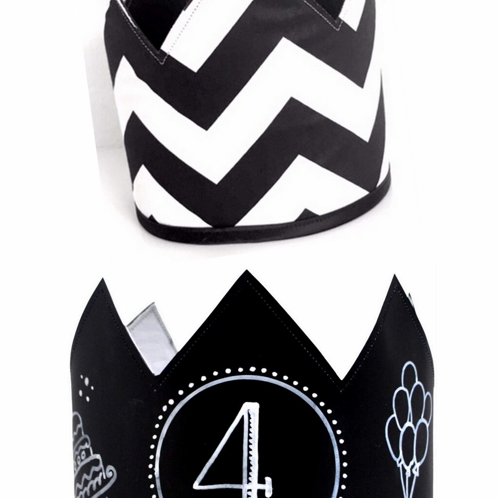 Krijtbordkroon Chevron