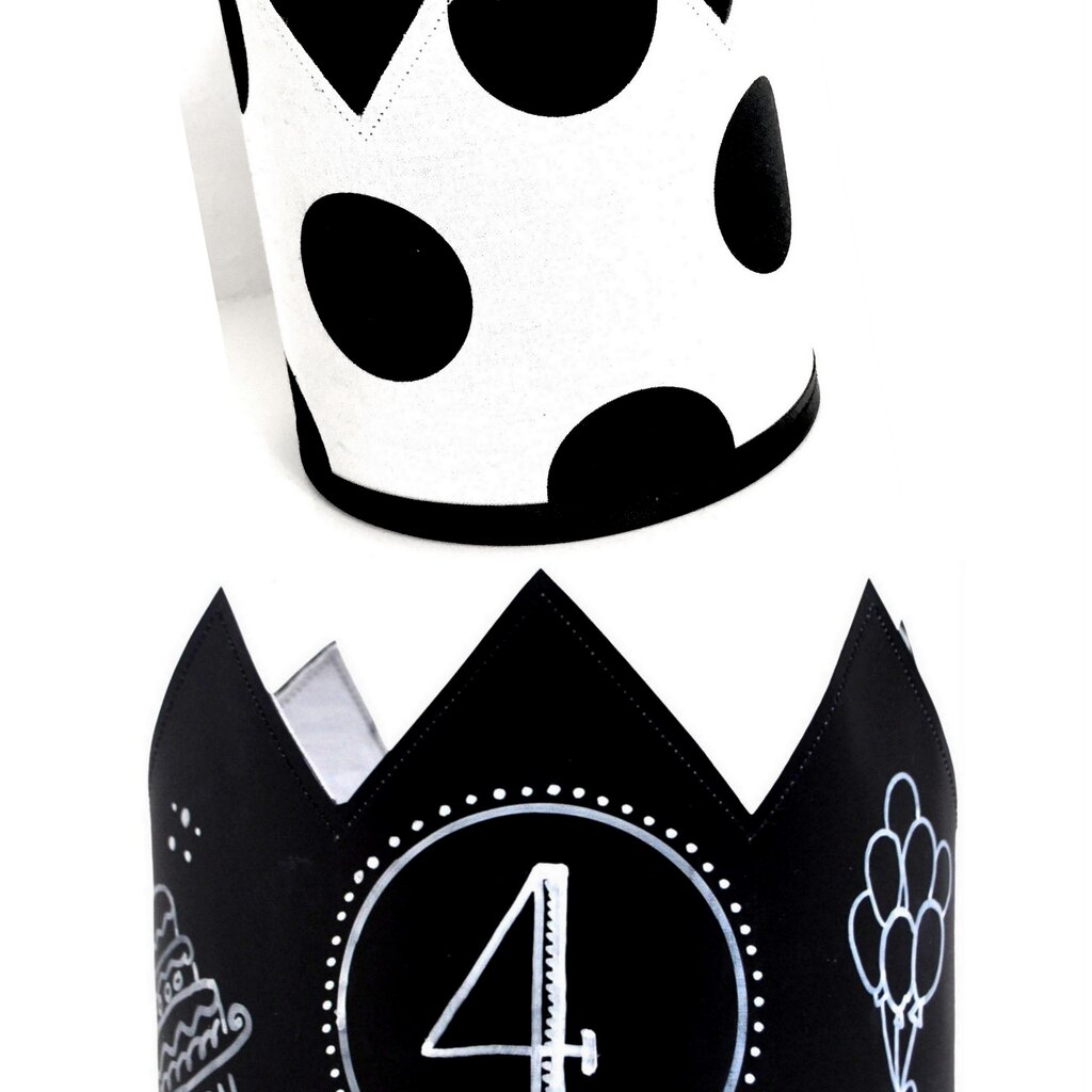 Krijtbordkroon Stippen