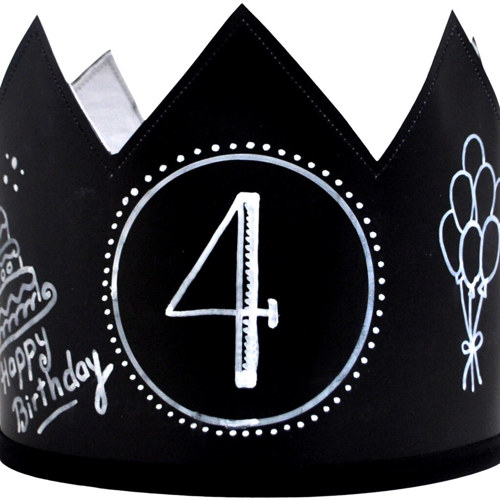 Krijtbordkroon Stippen