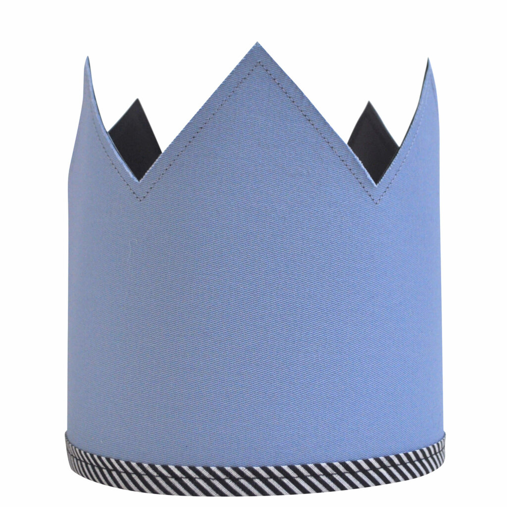 Krijtbordkroon blauw