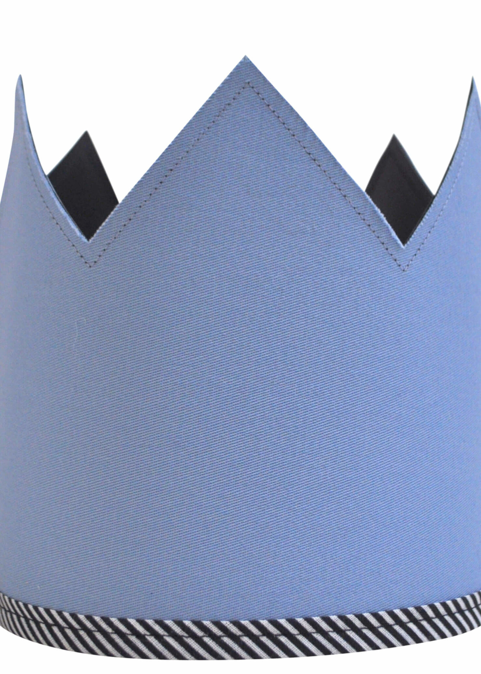 Krijtbordkroon blauw