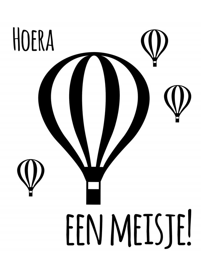 Luchtballon meisje