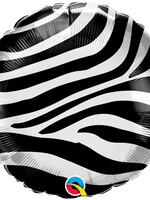 Folieballon zebraprint