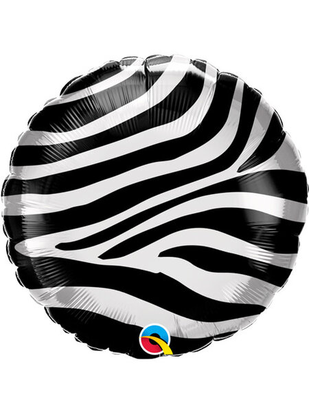 Folieballon zebraprint