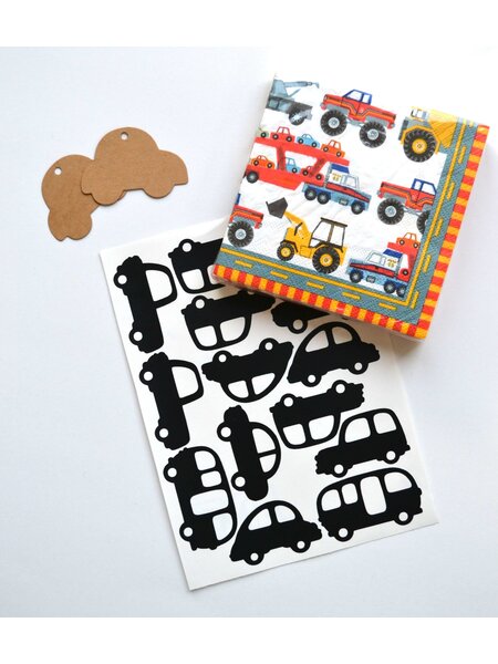 Traktatiestickers Auto's