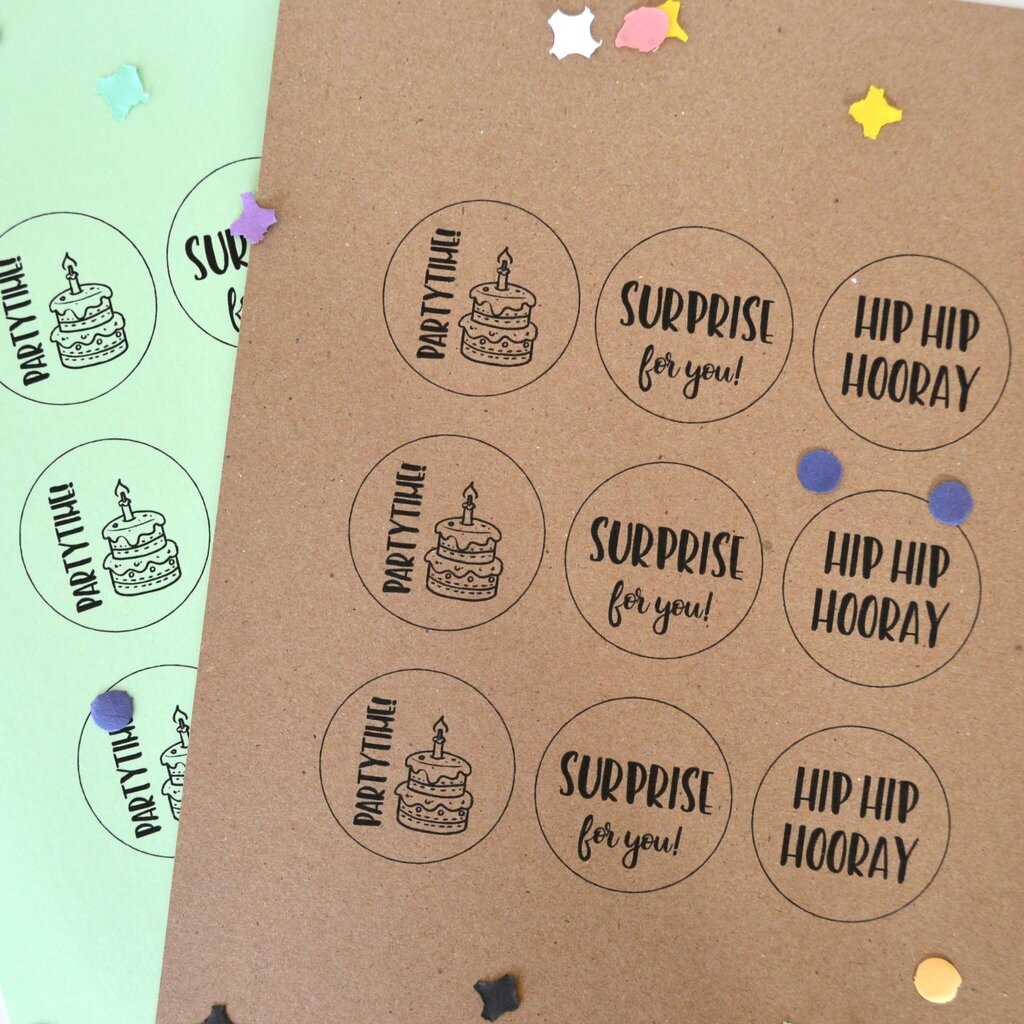 Printable Cadeaulabels Feest 2