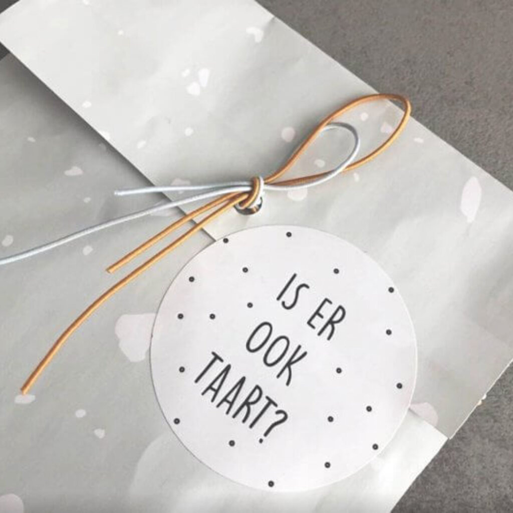 Sluitsticker - Is er ook taart? 10x