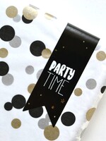 Sluitsticker vaantje - Party time 5x