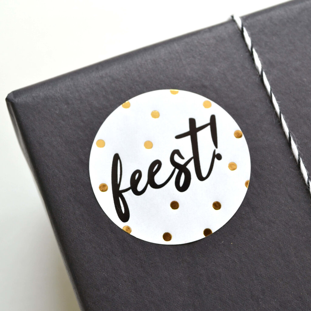 Sluitsticker - Feest! 10x