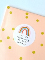Sluitsticker - Tot de regenboog en daar voorbij! 10x