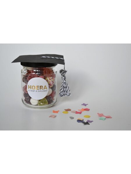 Sluitsticker - Hoera je hebt je diploma! 10x