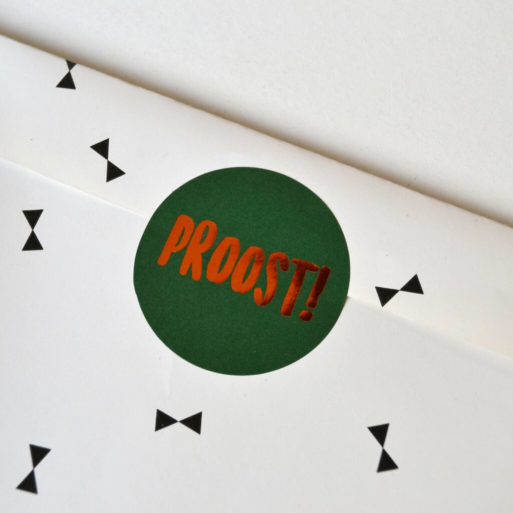 Sluitsticker - Proost! 10x