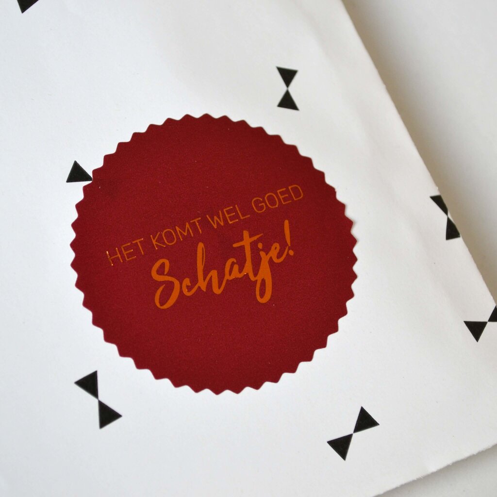Sluitsticker - Het komt wel goed schatje! 10x