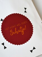 Sluitsticker - Het komt wel goed schatje! 10x