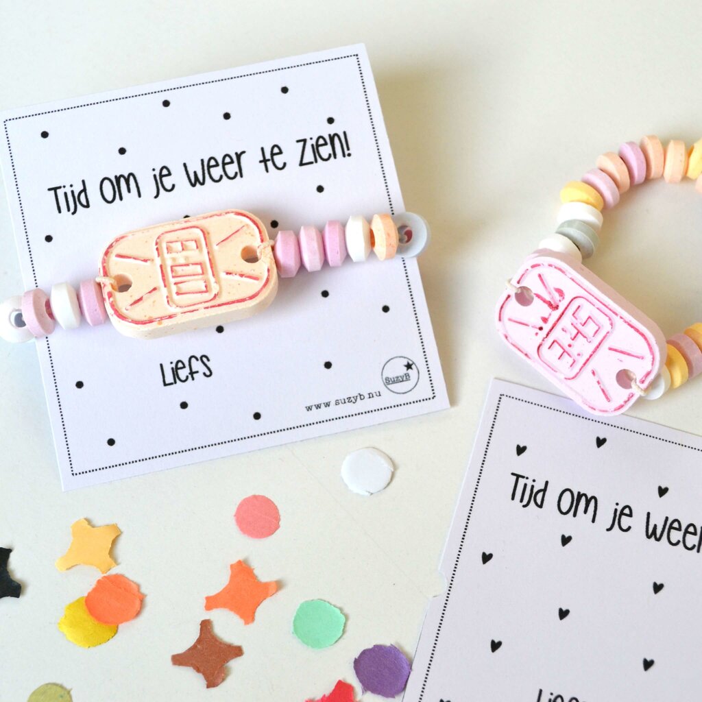 Printable Tijd om je weer te zien + 5 snoephorloges