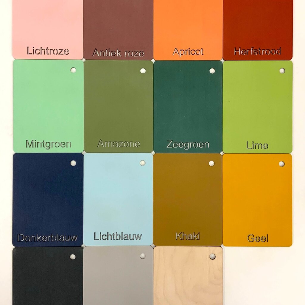 Houten nachtlampje deluxe met naam: Aapjes