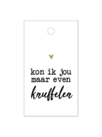 Cadeaulabel Kon ik jou maar even knuffelen 5x