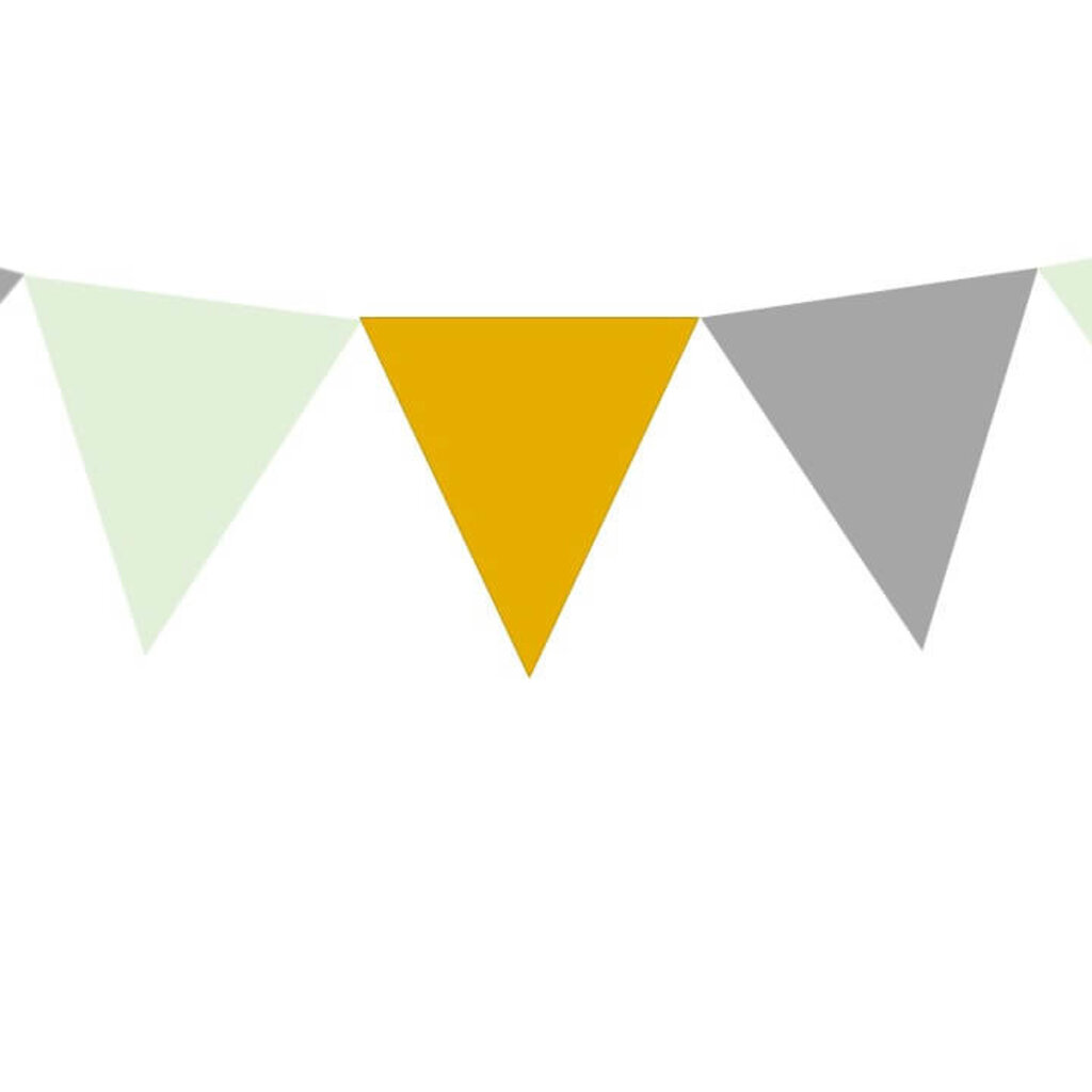 Muursticker vlaggen Small (Kies je eigen kleuren)