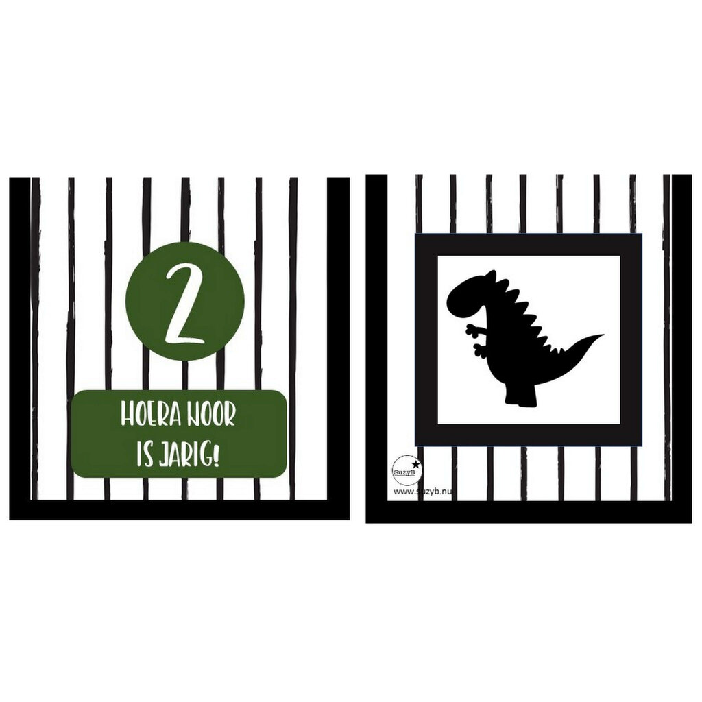 Knijpfruitwikkel Dino  (Printable)