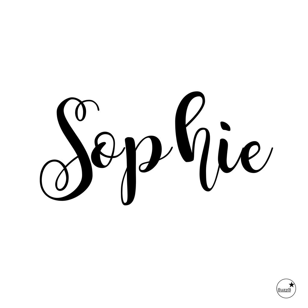 Naamsticker Sophie