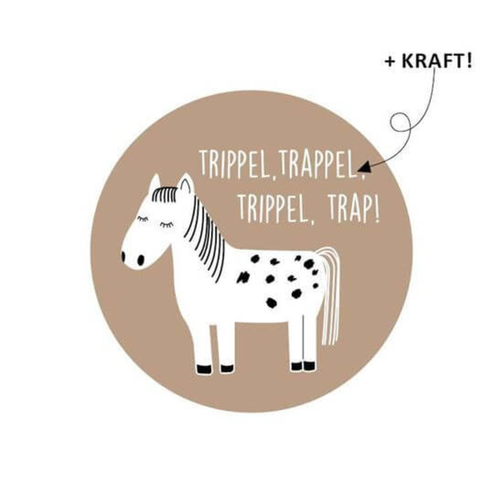 Sluitsticker trippel trappel 10x