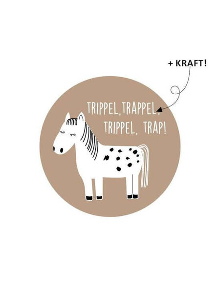 Sluitsticker trippel trappel 10x