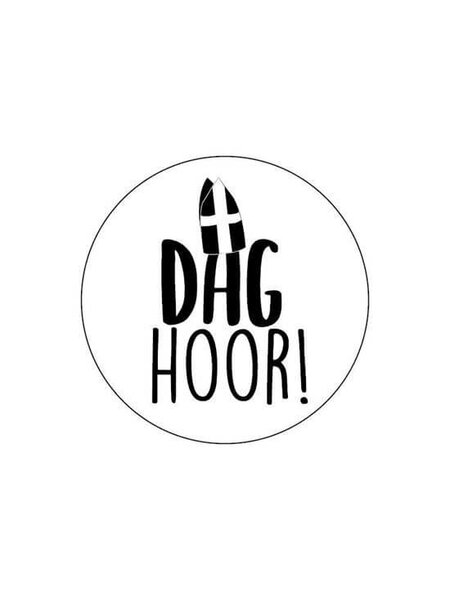 Sluitsticker Dag hoor 10x