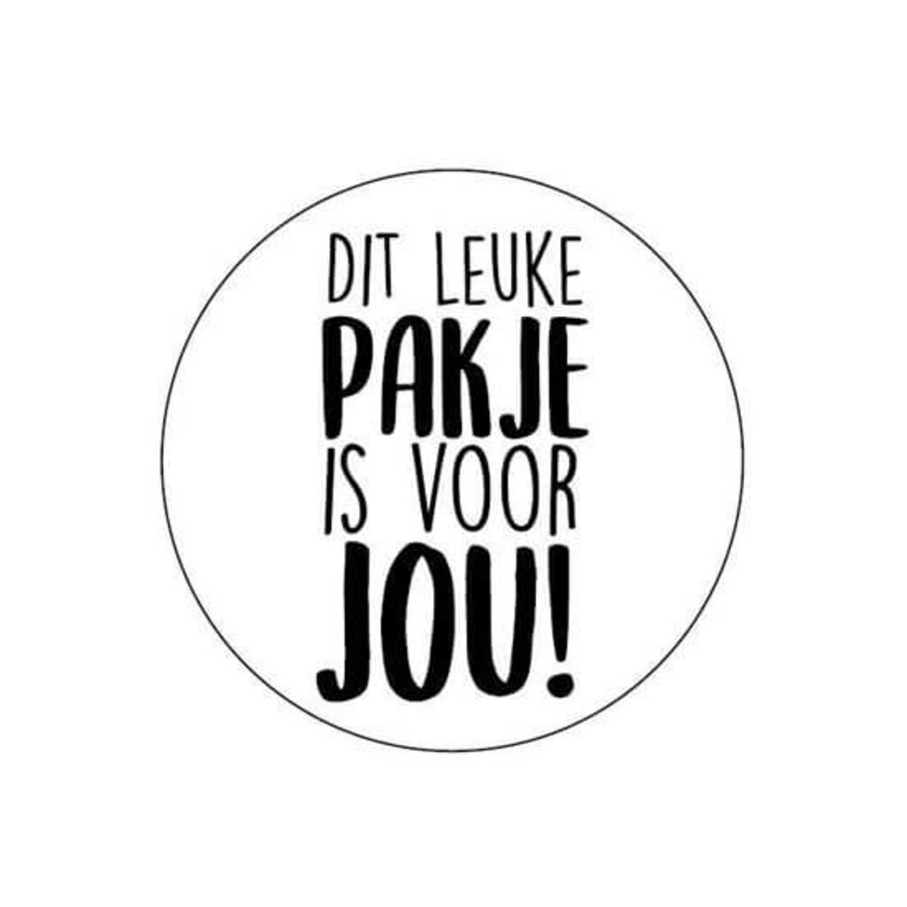 Sluitsticker dit leuke pakje is voor jou! 10x