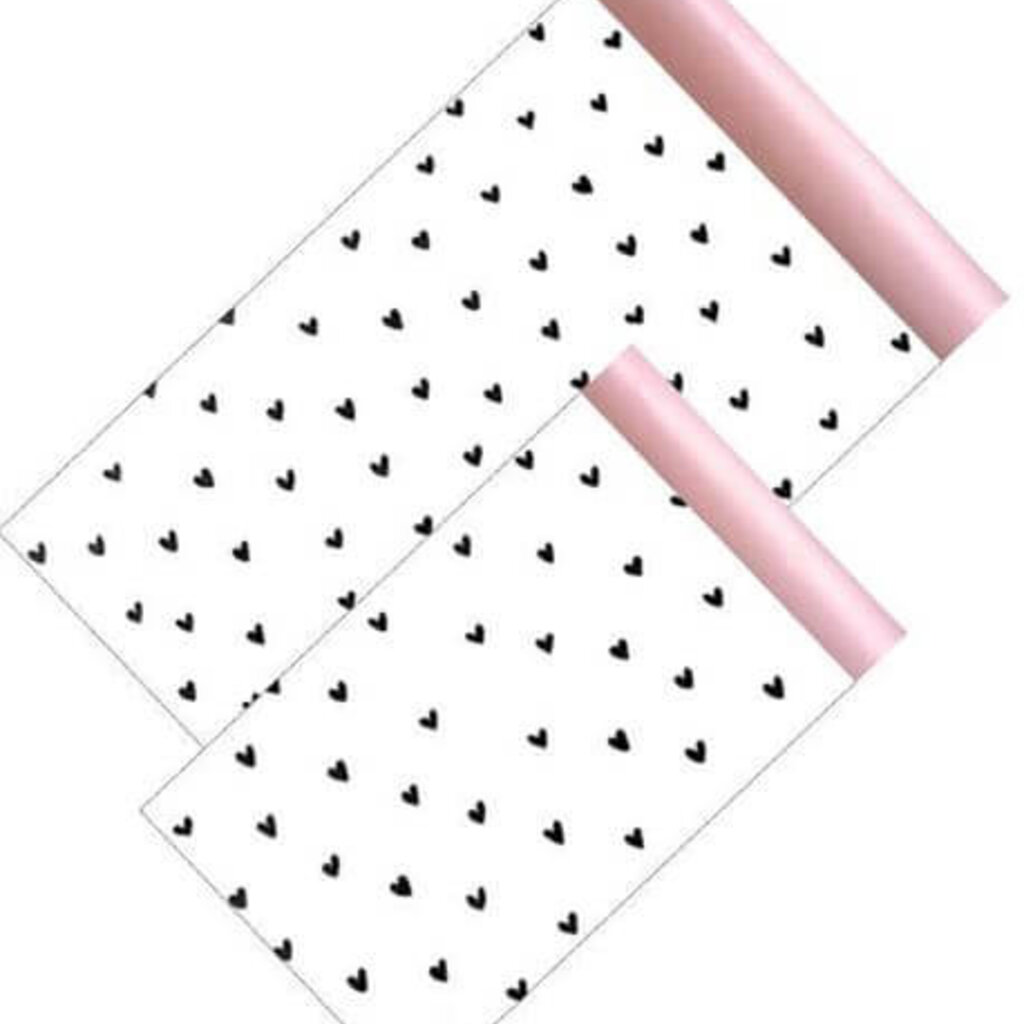 Cadeauzakje hartjes 5x