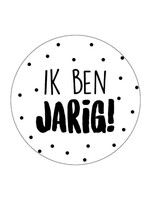 Sluitsticker Ik ben jarig 10 x