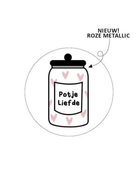 Sluitsticker Potje liefde