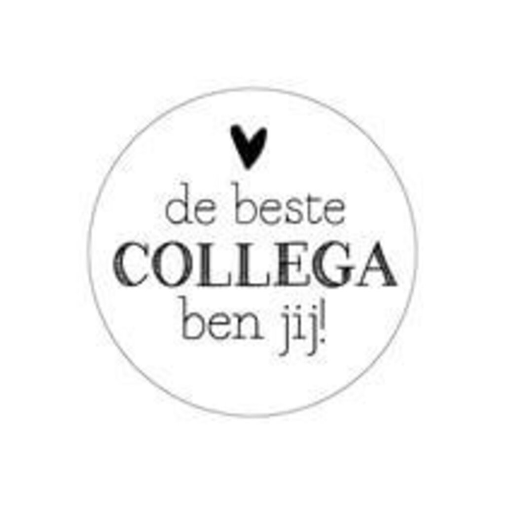 Sluitsticker De beste collega ben jij 10 x