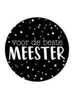 Sluitsticker voor de beste meester 10x