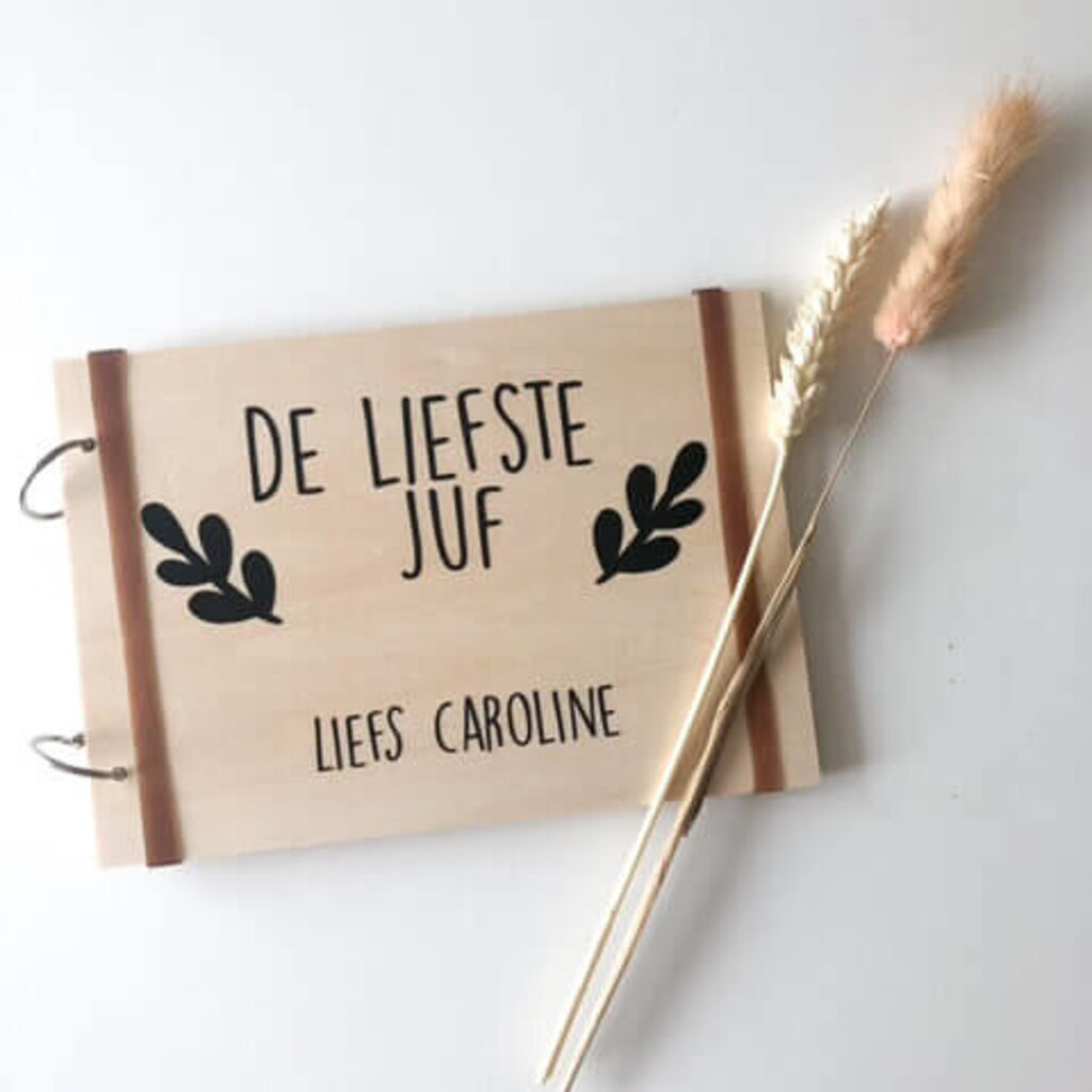 Bloemenpers voor de liefste juf