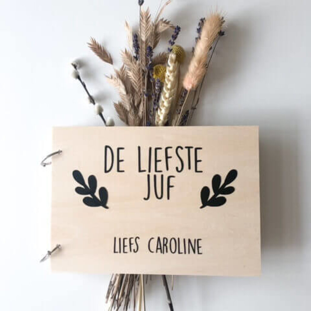 Bloemenpers voor de liefste juf