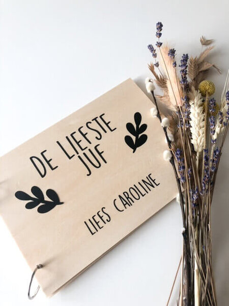 Bloemenpers voor de liefste juf