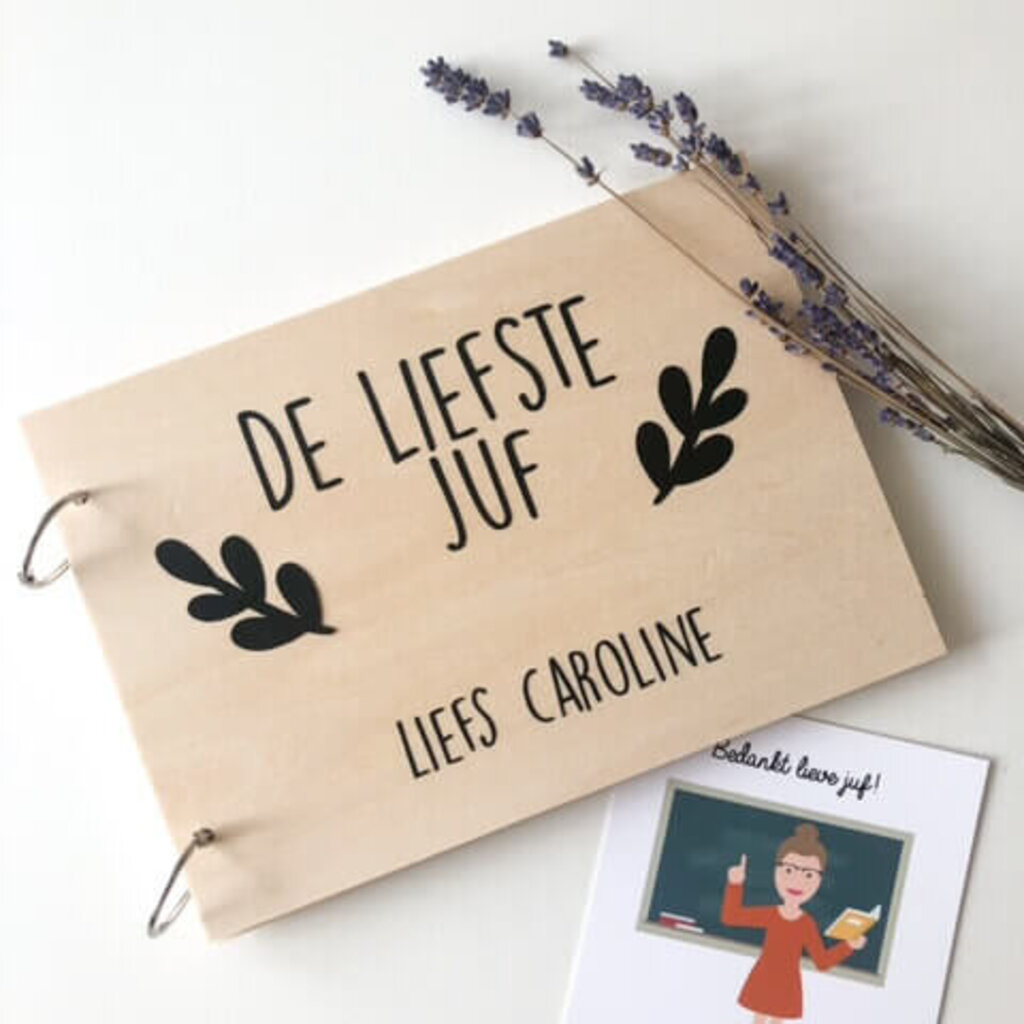 Bloemenpers voor de liefste juf