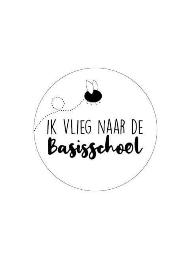 Sluitsticker ik vlieg naar de basisschool 10 x