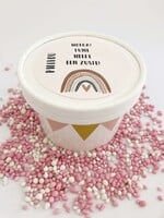 Traktatie labels met naam zusje